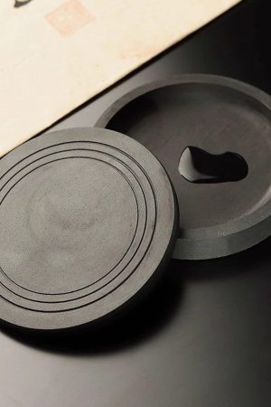 Airtry-Inkstones-Round Covered Calligraphy Ink Stone.